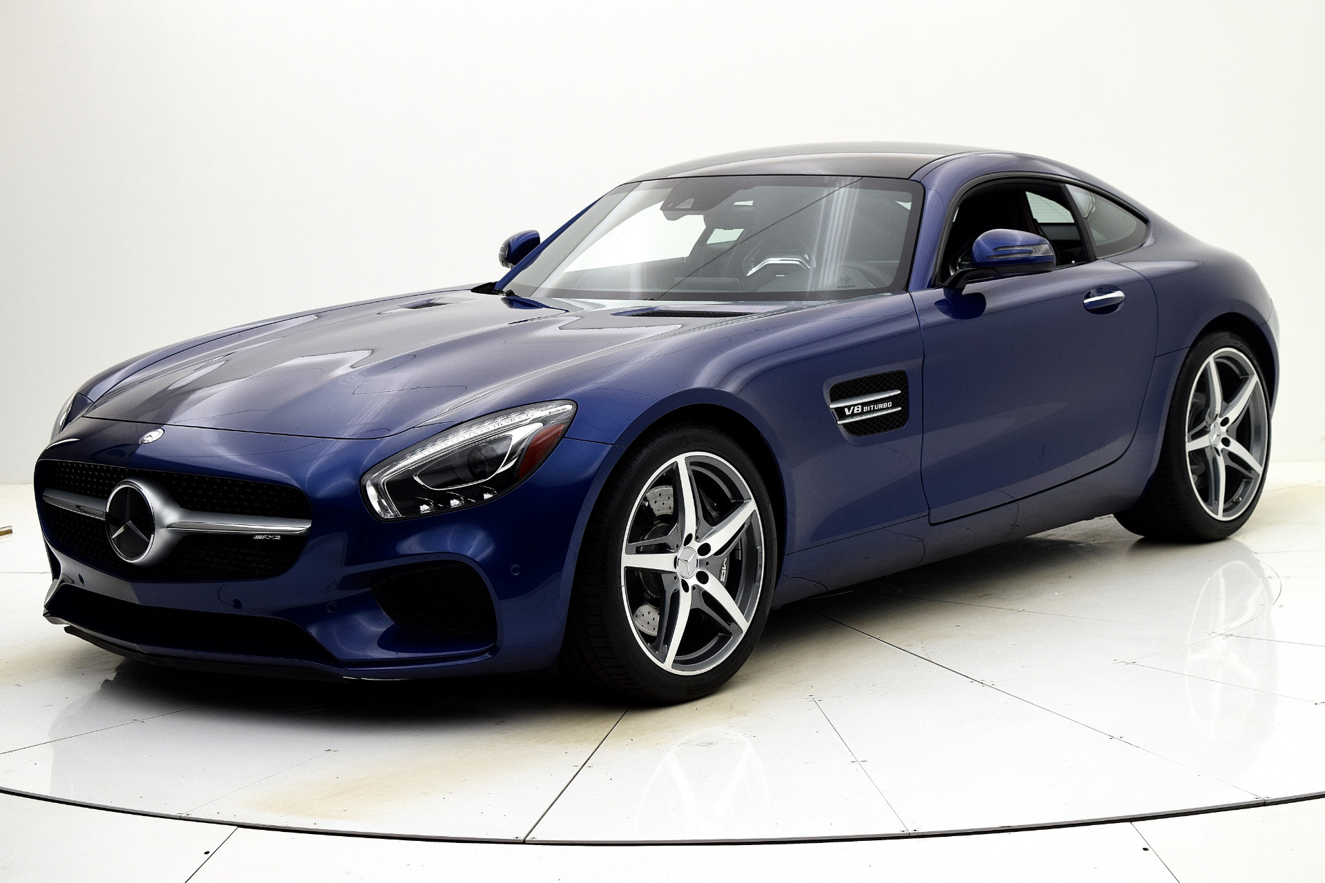 MERCEDES BENZ AMG GT ROADSTER 2017 BRILLIANT BLUE METAL SPARK