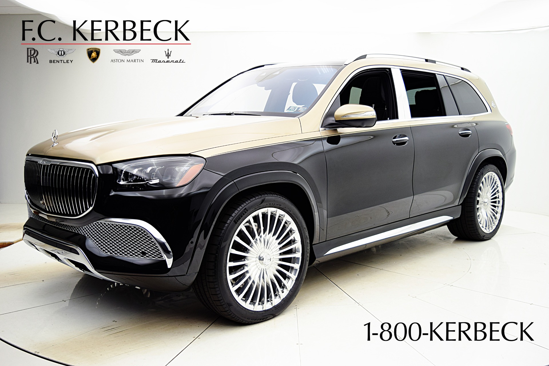 M*u様 GOLD PFEIR Mercedes-Benz ブラックボストンバッ Used 2023 Mercedes-Benz GLS Mercedes-Maybach GLS 600 4MATIC For