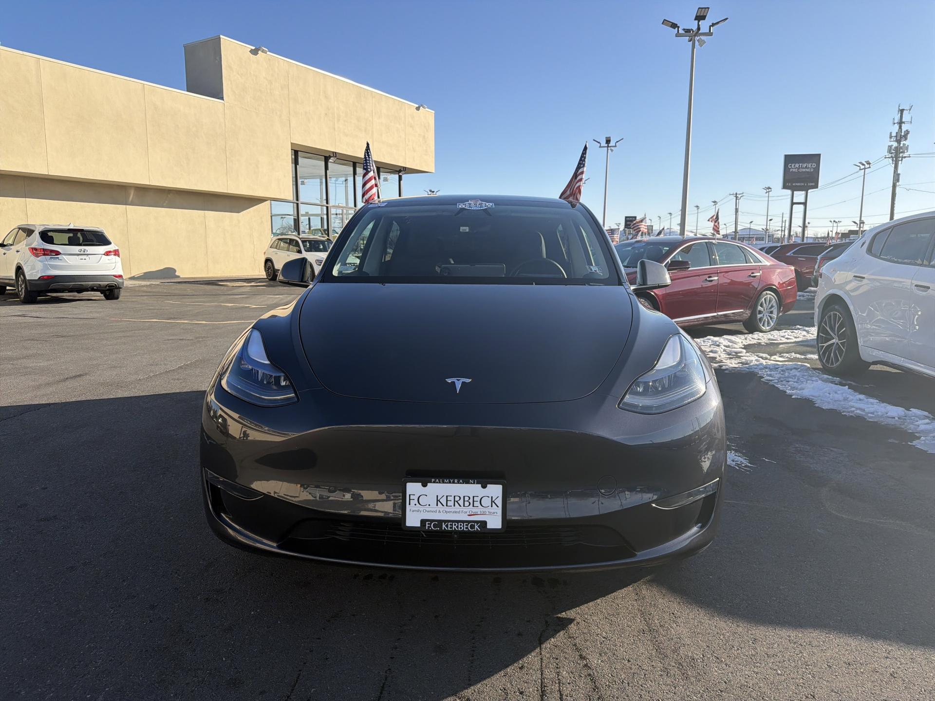 Used 2024 Tesla Model Y Long Range with VIN 7SAYGDEEXRA256946 for sale in Palmyra, NJ